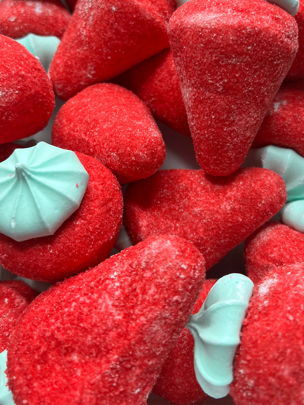 Fraise géante meringué 50g - 1 pièces