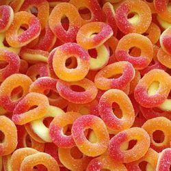 Anneaux Pêche Sucrés - 100gr