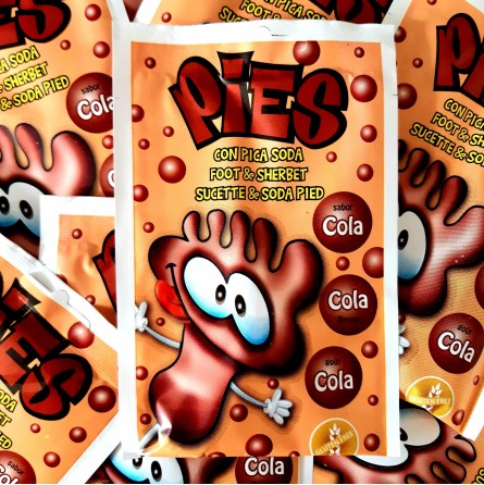 Sucette Pied au Soda Cola Poudre citrique  - 1 pièce