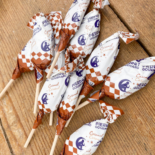 Sucette Pierrot Caramel - 1 pièce